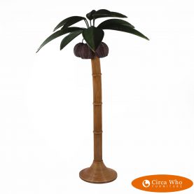 Pencil Reed Coconut Palm Tree Floor Lamp