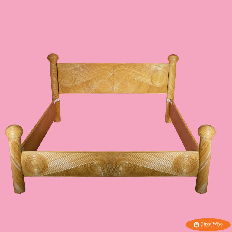 Pencil Reed Crespi Style King Size Bed Frame
