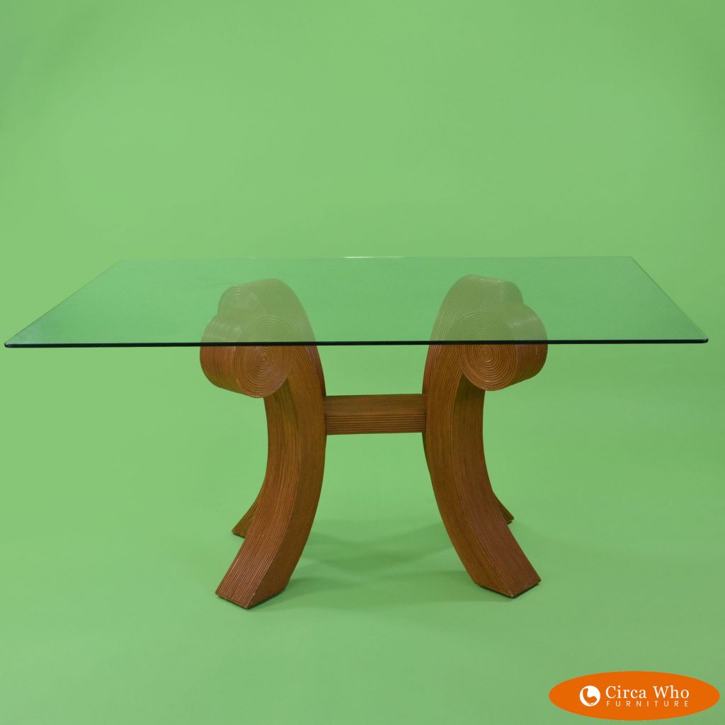 Pencil Reed Dining Table Circa Who