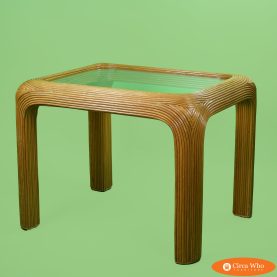 Pencil Reed End Table
