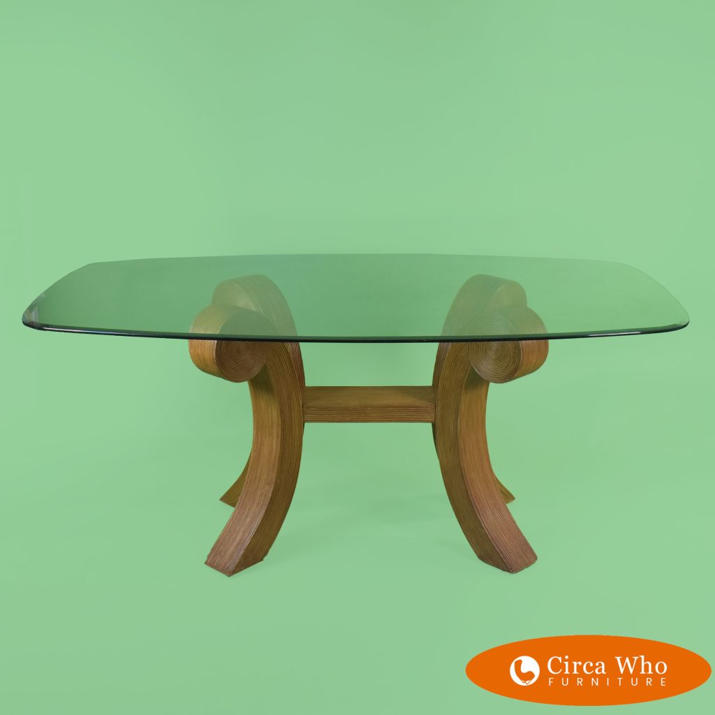 Pencil Reed Geometrical Dining Table