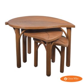 Pencil Reed Leaf Nesting Tables