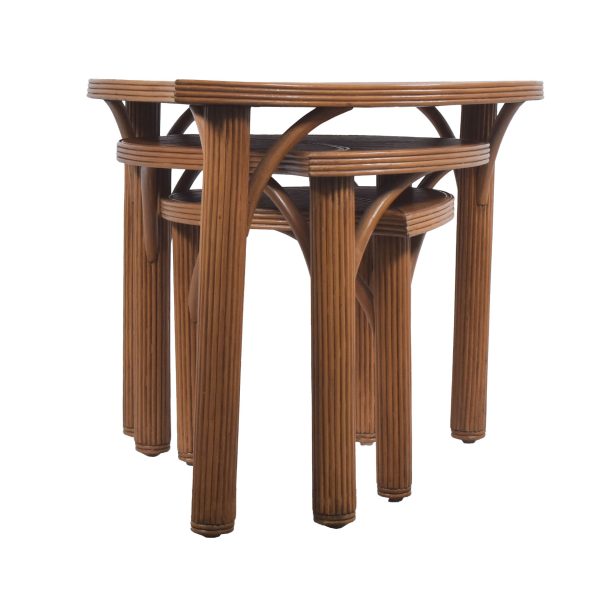 Pencil Reed Leaf Nesting Tables