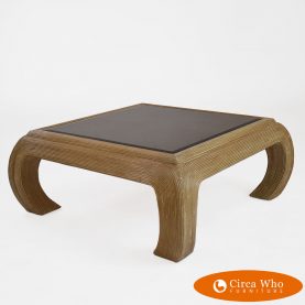 Pencil Reed Ming Style Coffee Table