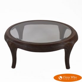 Pencil Reed Round Coffee Table