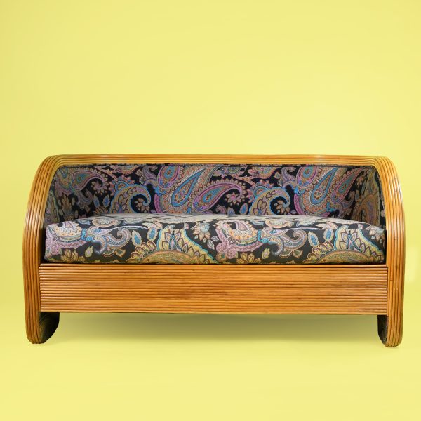 Pencil Reed Sculptural Settee
