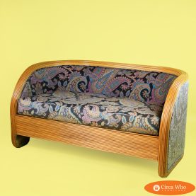 Pencil Reed Sculptural Settee