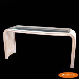 Pencil Reed Waterfall Console