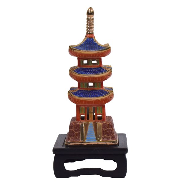 Petite Ceramic Pagoda Table Lamp