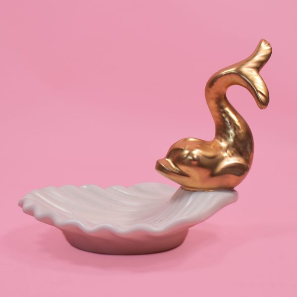 Petite Gold Koi Fish Figure