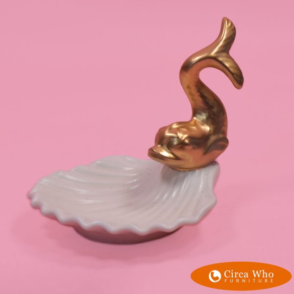 Petite Gold Koi Fish Figure