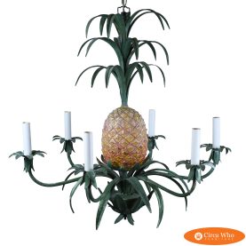 Pineapple Tole Chandelier