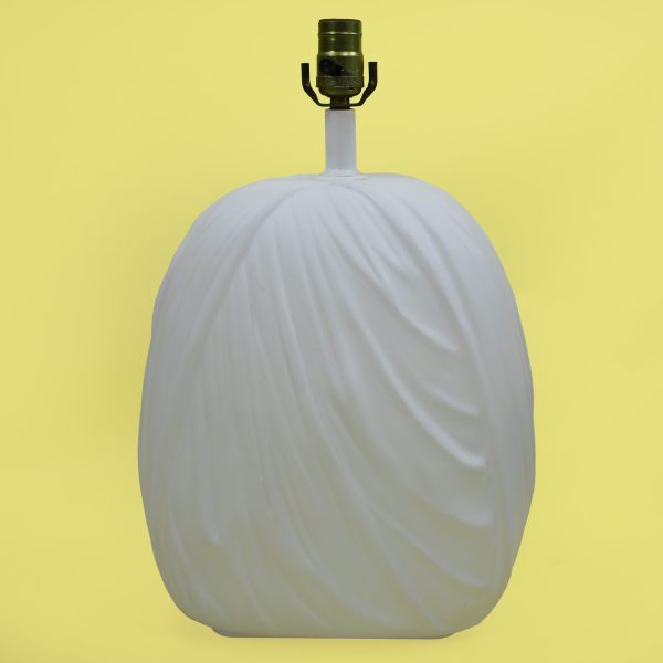 Plaster Draped Table Lamp