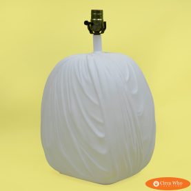Plaster Draped Table Lamp