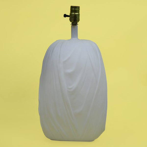 Plaster Draped Table Lamp
