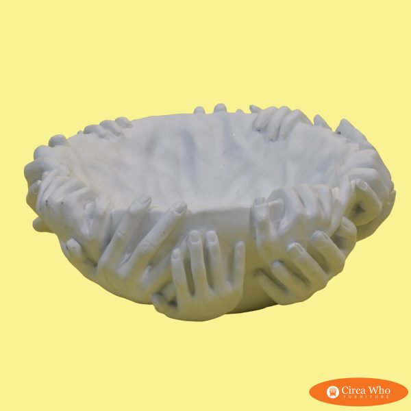 Plaster Hand Bowl