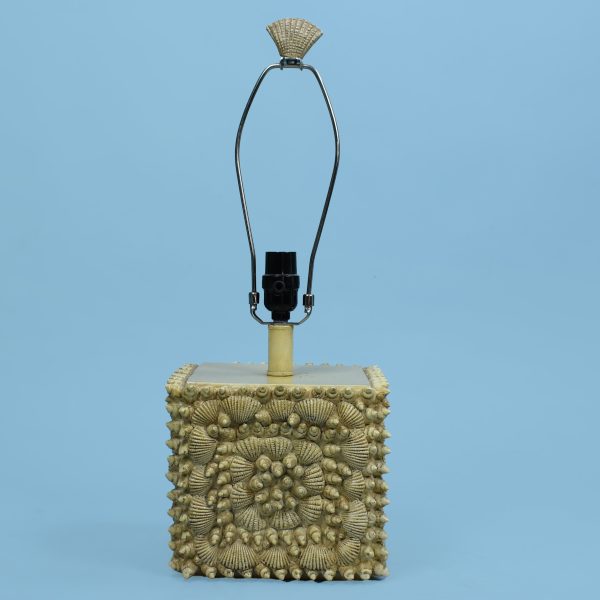 Plaster Shell Lamp J065