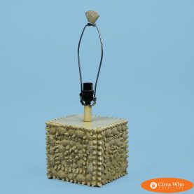 Plaster Shell Lamp J065