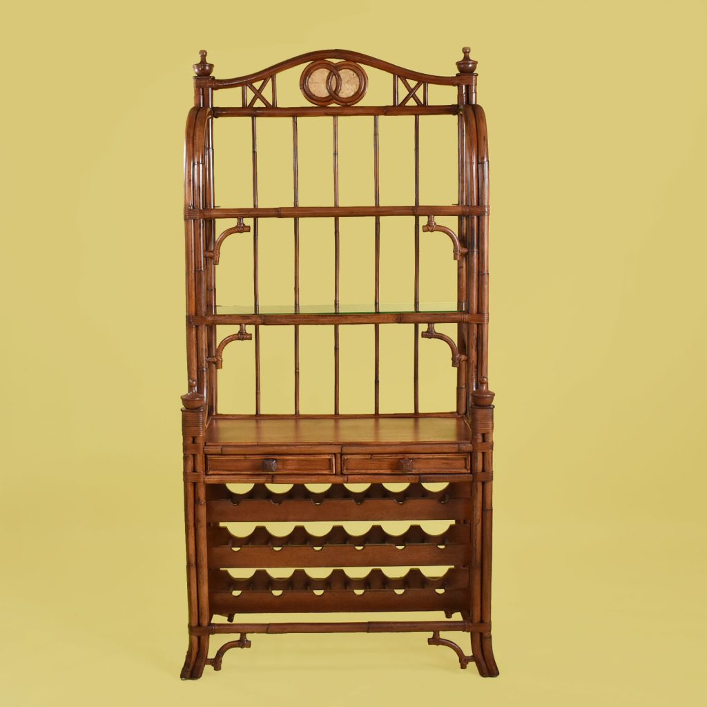 Rattan Bamboo Backers Rack-Bar | Circa Who