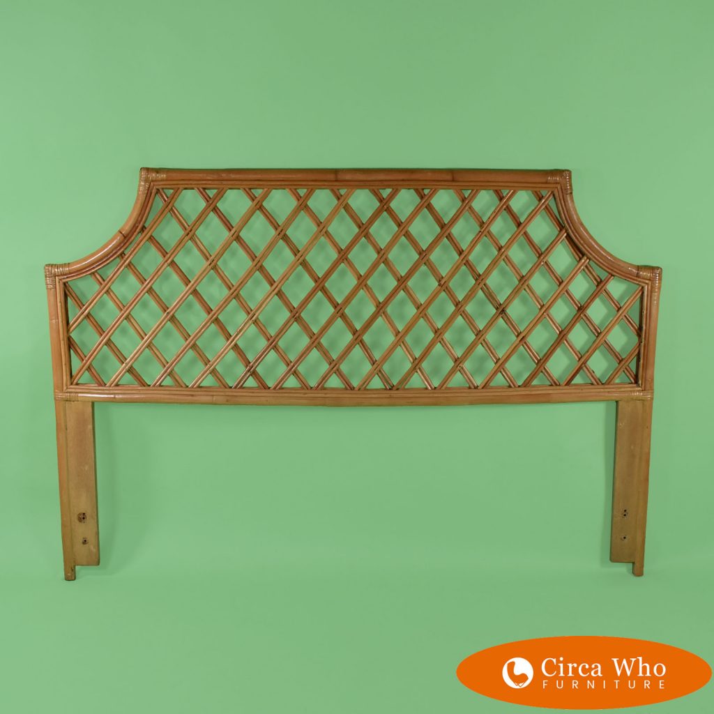 Rattan Bamboo Queen Headboard Circa Who