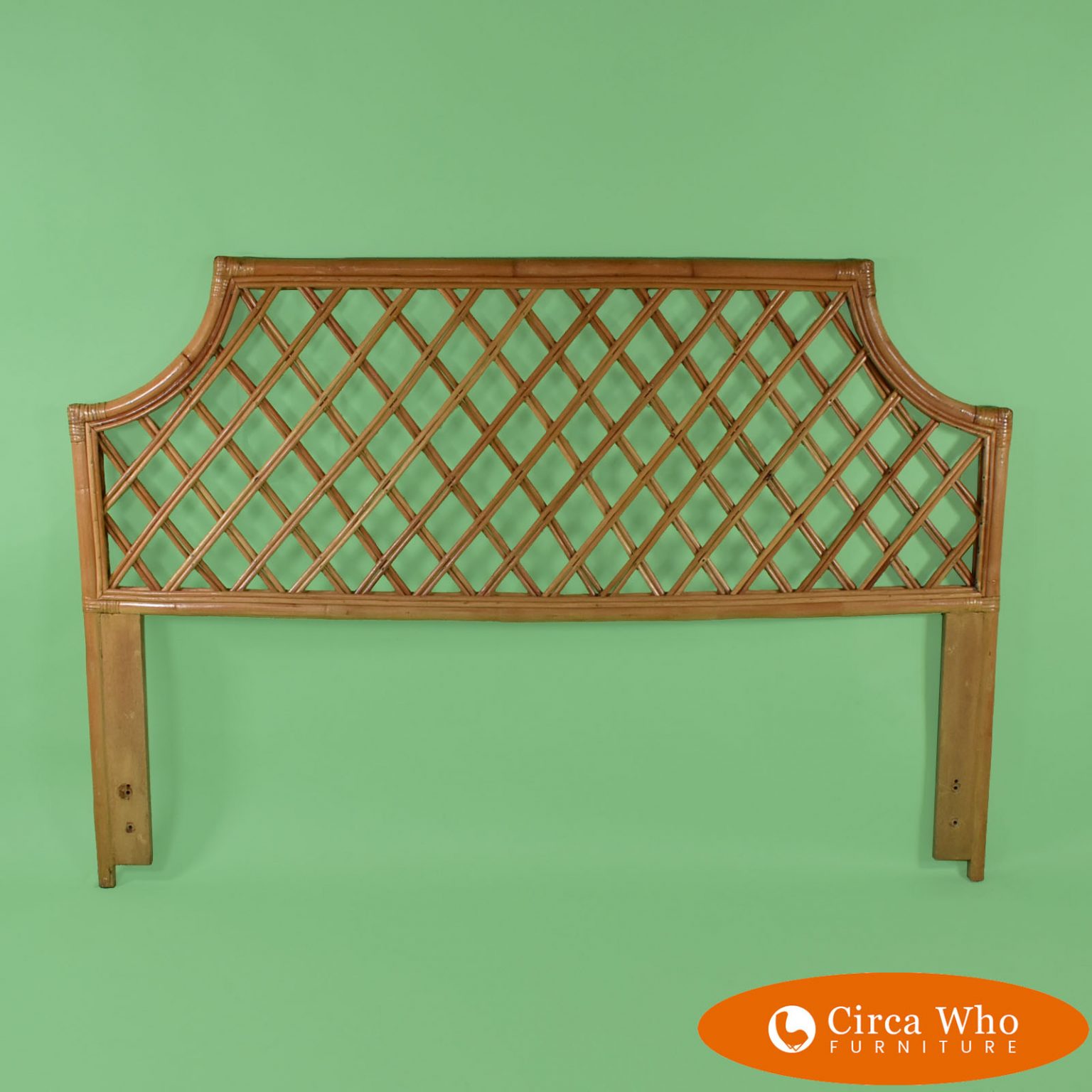 Rattan Bamboo Queen Headboard Circa Who