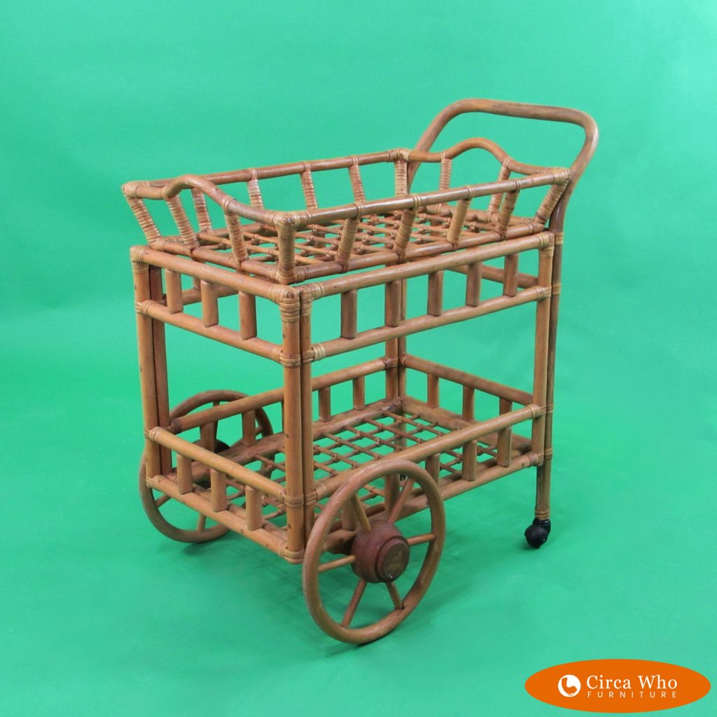 Rattan Bar Cart | Circa Who