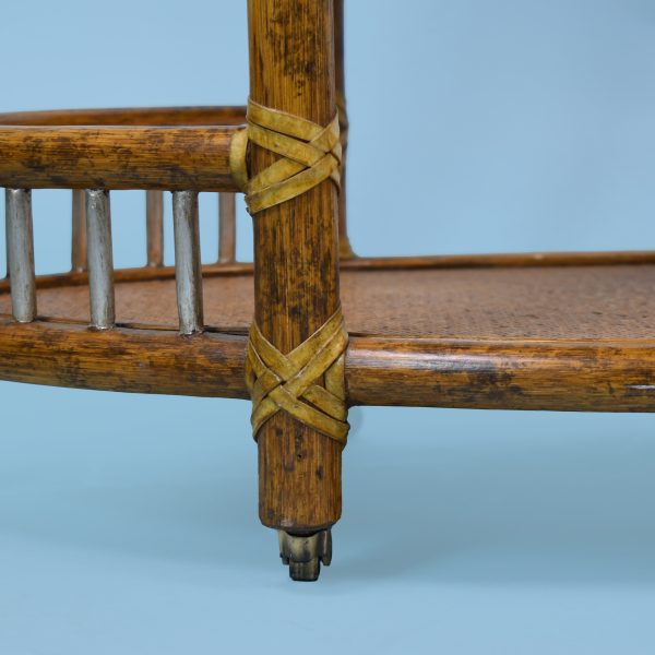 Rattan Bar Cart by McGuire