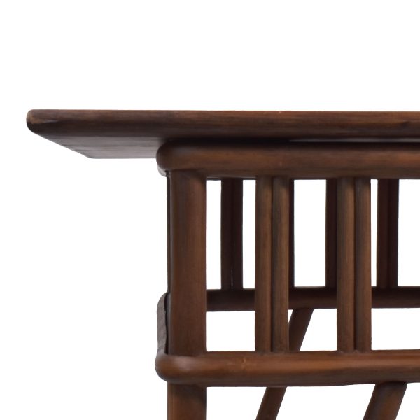 Rattan Chippendale Rectangular Table