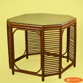Rattan Geometrical Dining Table