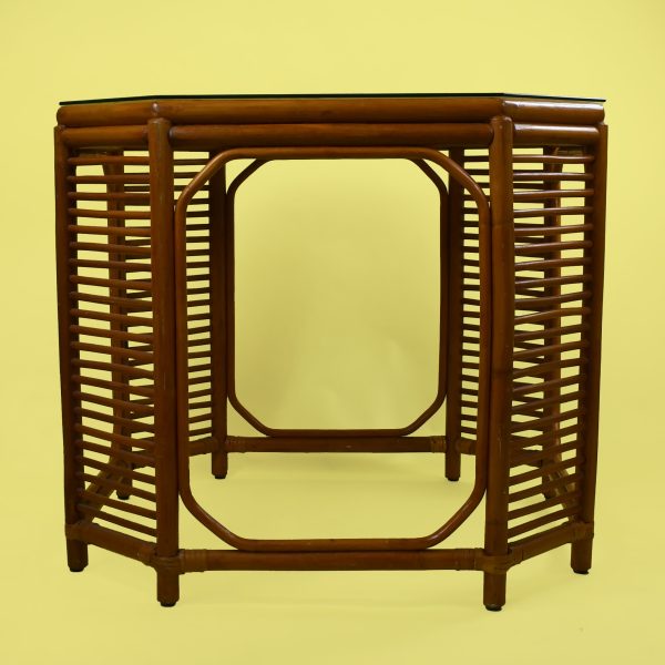 Rattan Geometrical Dining Table