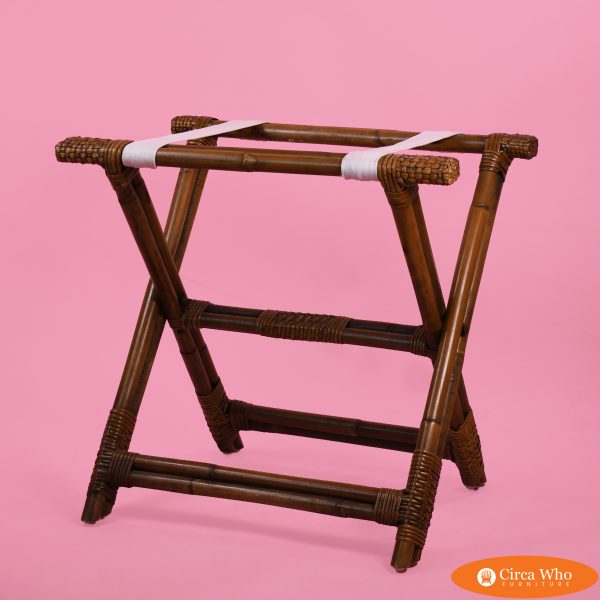 Rattan Luggage Rack