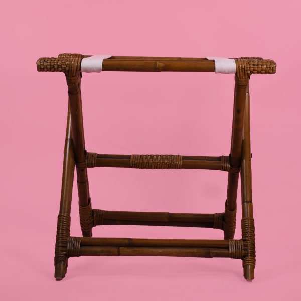 Rattan Luggage Rack