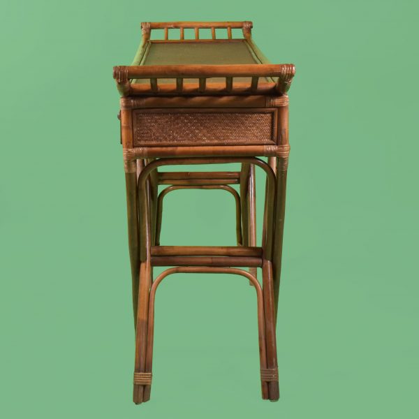 Rattan Ming Console Table/Desk