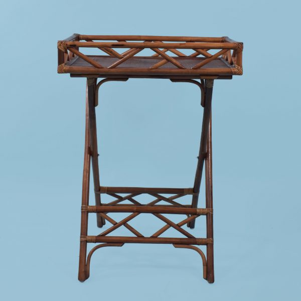 Rattan Tray with Stand