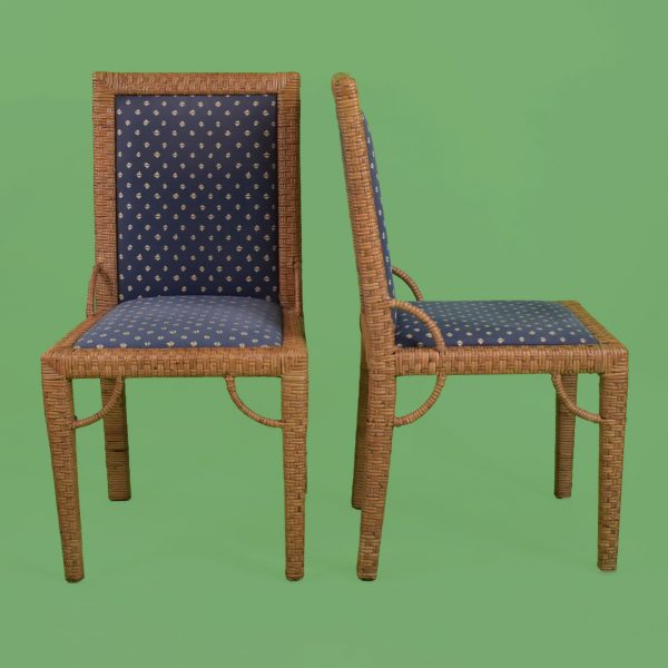 Rattan Wrapped Dining Set