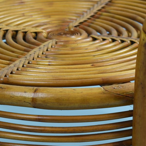 Round Rattan Albini Style Coffee Table