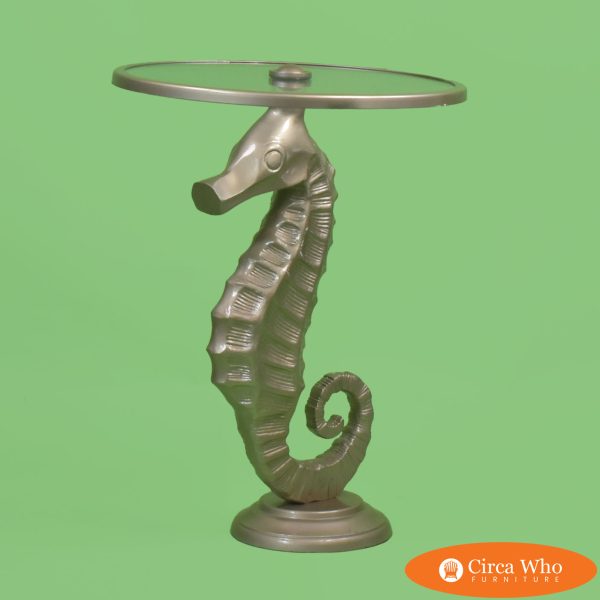 SeaHorse Metal Side Table