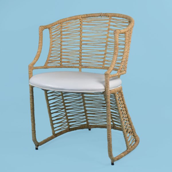 Seagrass Wrapped Bistro Set