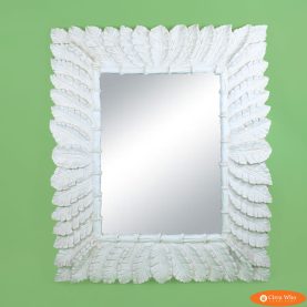 Serge Roche Blonde Rectangular Mirror