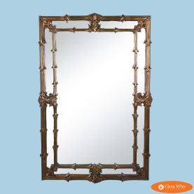 Serge Roche Style Large Gold Mirror