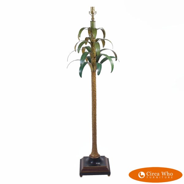 Serge Roche Style Palm Tree Floor Lamp