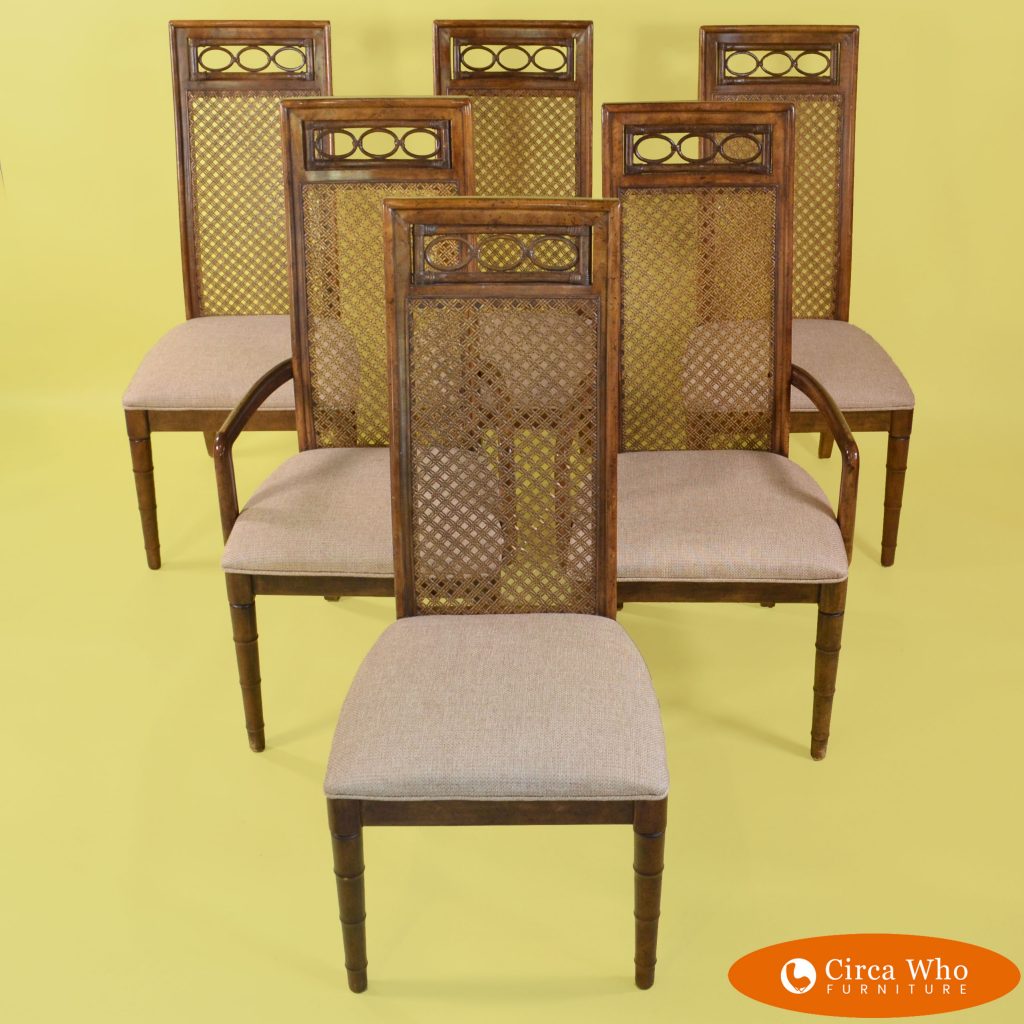 Set Of 6 Dining Chairs Circa Who