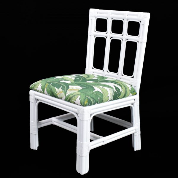 Set of 12 White Geometrical Chairs