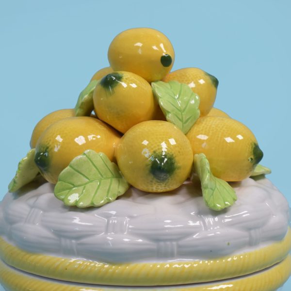 Set of 2 Of Italian Lemon Jars