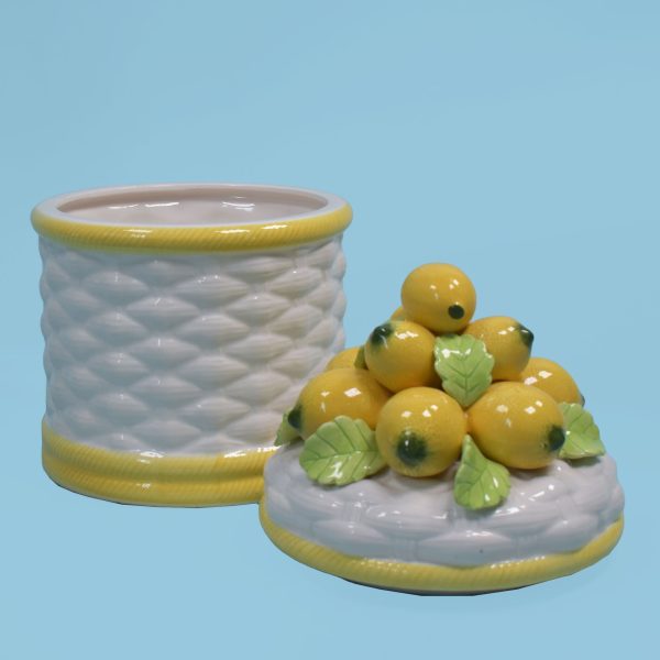 Set of 2 Of Italian Lemon Jars