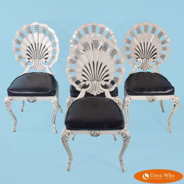 Set of 4 Brown jordan Grotto Outdoor Chairs