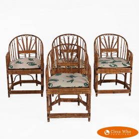 Set of 4 Chairs in Brighton style