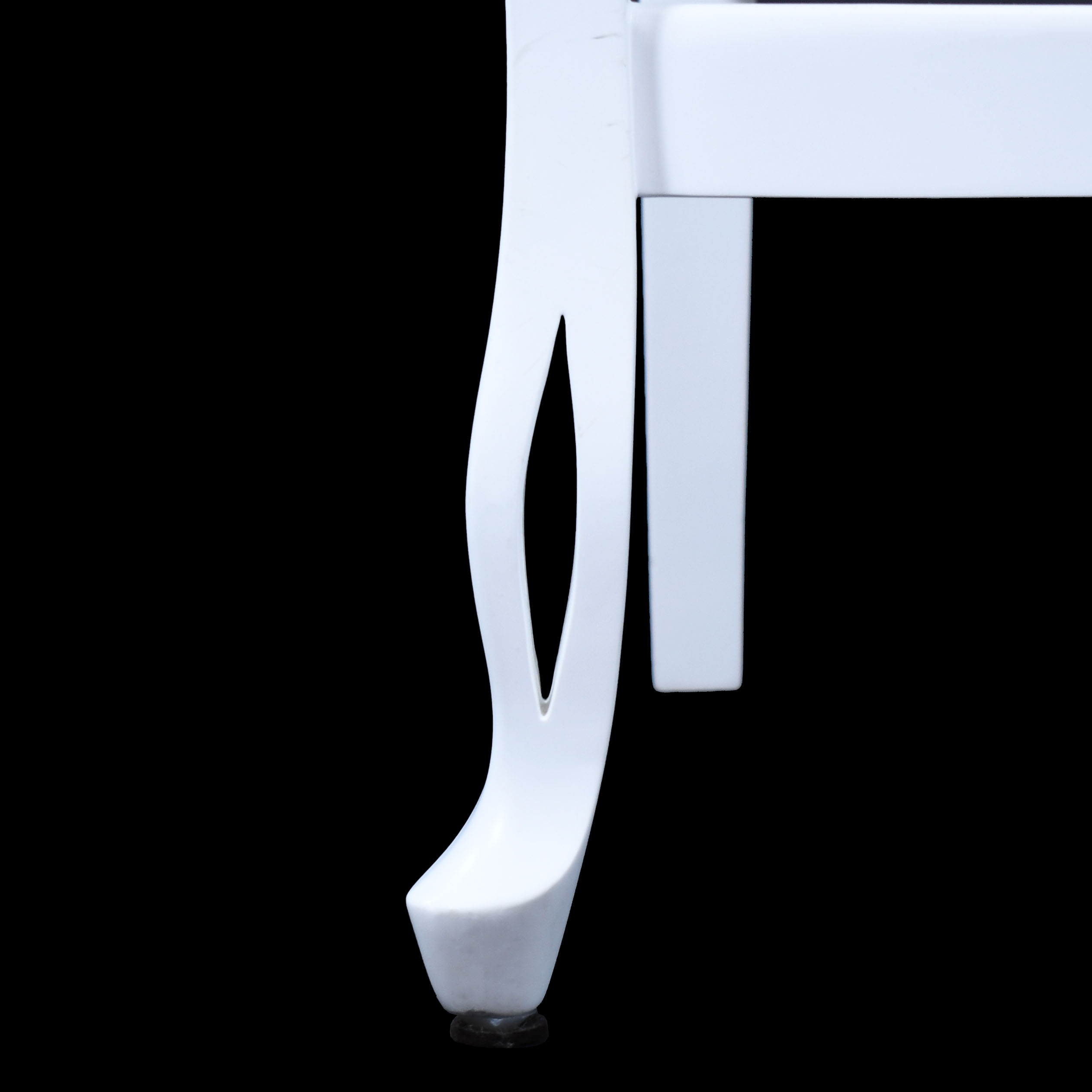 Set of 4 Newly Upholstered Loop Bar Stools