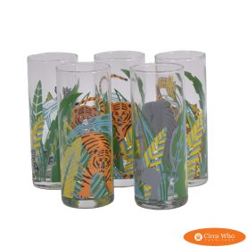 Set of 5 Panache Jungle Highballs