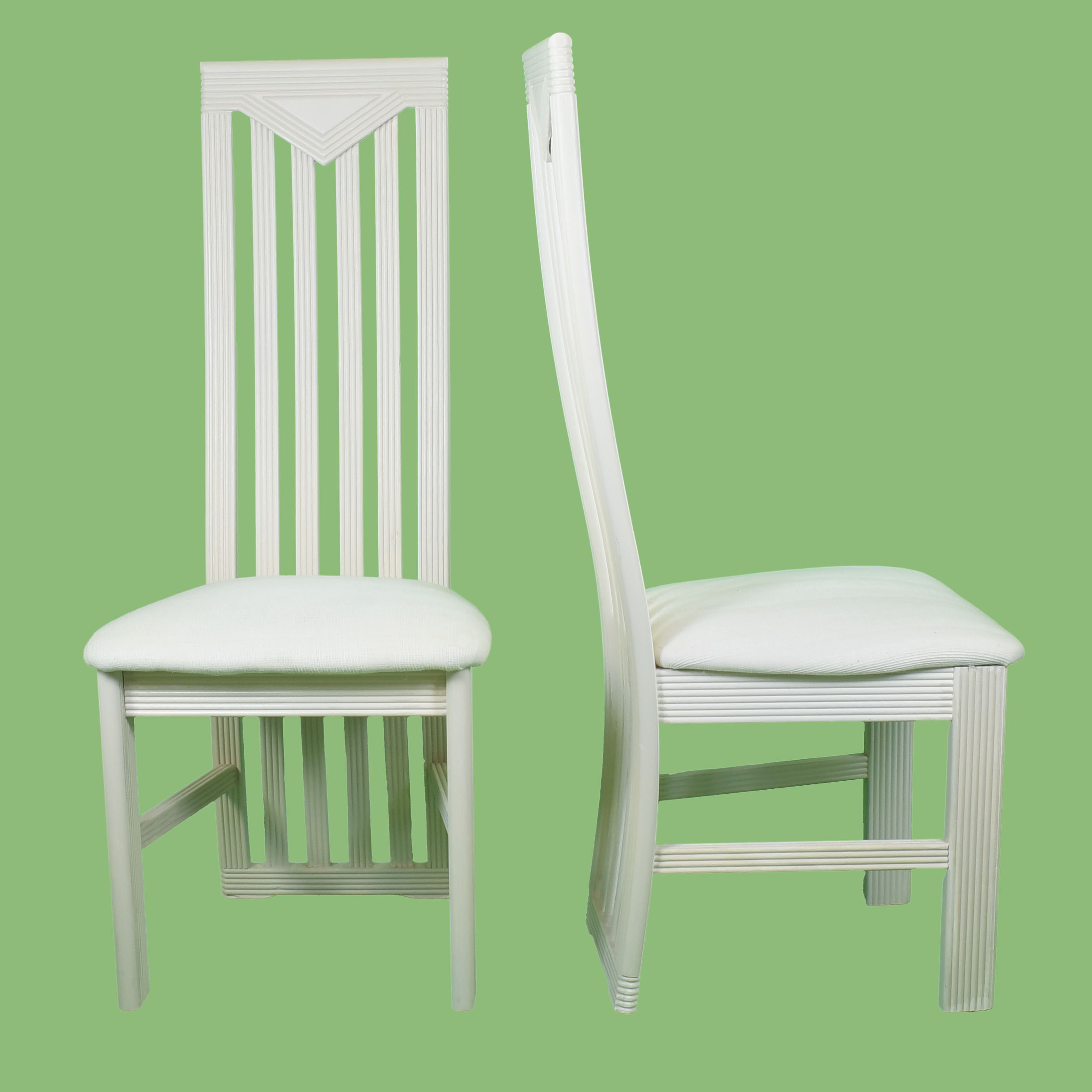 Set of 6 Dining Chairs in the Style of Pietro Constantini